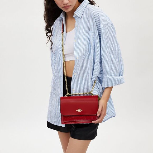 NWT Coach Outlet Klare Crossbody Bag In Signature Leather - Picture 5 of 7